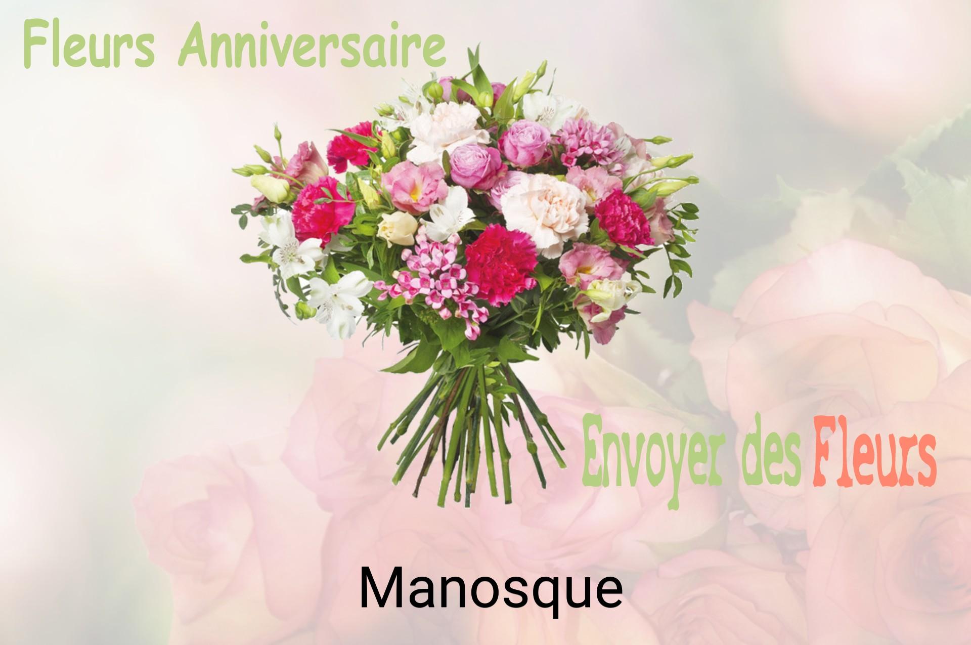 Bouquet de fleurs d’anniversaire livré à Manosque