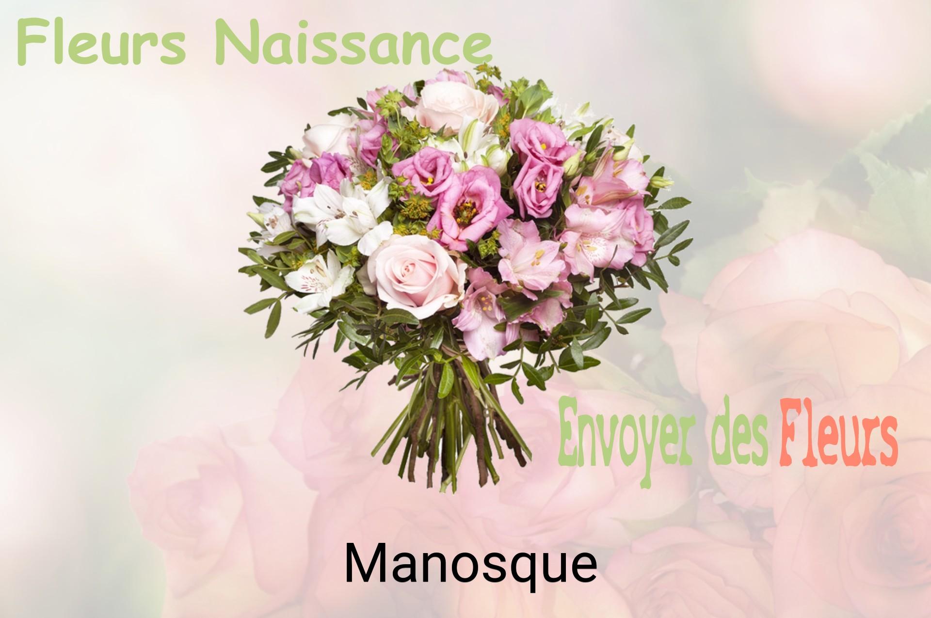 Bouquet de fleurs de naissance livré à Manosque