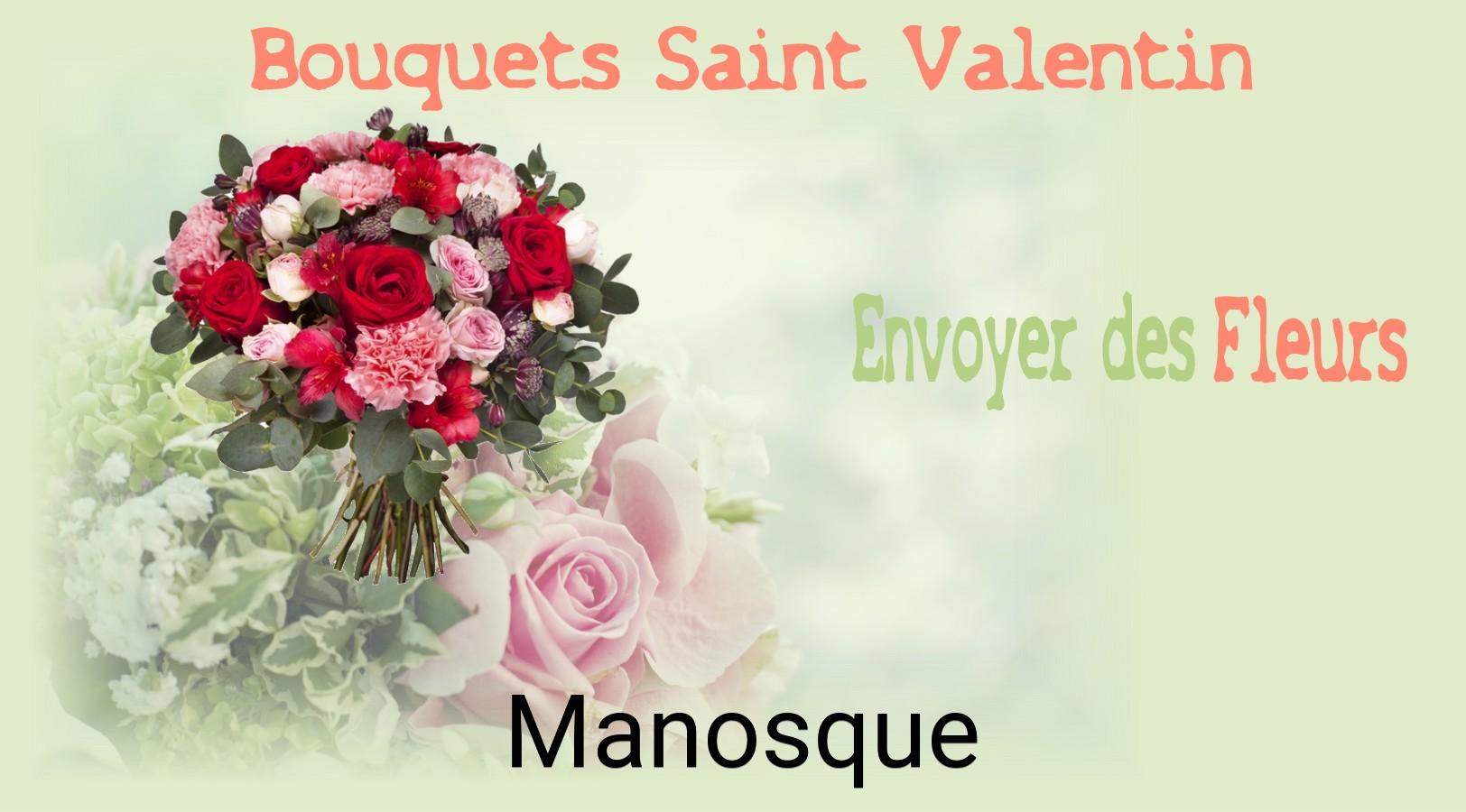 Roses de Saint-Valentin livrées à Manosque